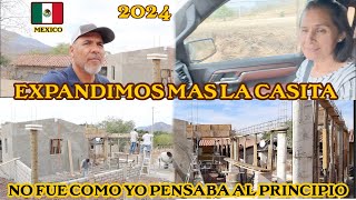 EXPANDIMOS LA CASA NUEVA  FUIMOS AL RANCHO DONDE CRESI YO  TODO CAMBIO  FEB 2024 [upl. by Thgiled662]