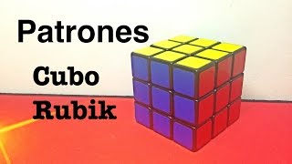 7 Patrones con el Cubo de Rubik  AbRoBe Cube [upl. by Nitsew]