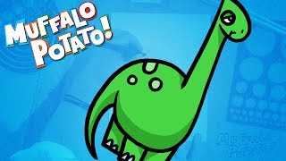 How To Draw An APATOSAURUS Using Only Numbers And Letters [upl. by Ymmat]