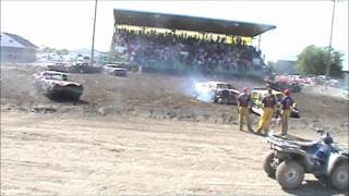 Hardin MT Demolition Derby 2012 Main Event [upl. by Afas383]