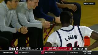 Duquesne vs Charleston  20231110  NCAAB Game [upl. by Anin]