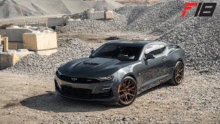 Bronze BDF18s on a Shadow Grey Metallic 2020 Chevrolet Camaro SS  Blaque Diamond Wheels [upl. by Annahsirhc907]