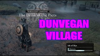 Assassins Creed Valhalla  Dunvegan Village Mystery  Misterio de la Villa Dunvegan [upl. by Yemaj125]