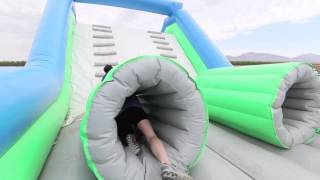 Insane Inflatable 5K Obstacle Tour [upl. by Eidda]