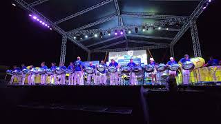 Courts Babonneau Steel Orchestra Panorama 2024 Front Row View [upl. by Akerehs412]