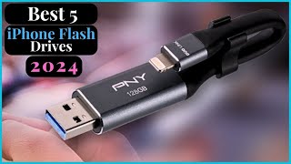 TOP 5 Best Flash Drives For iPhone in 2024  Reviews amp Buyers Guide [upl. by Dwain]