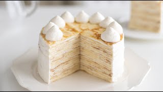 ミルクレープの作り方 Mille Crepe Cake｜HidaMari Cooking [upl. by Arita]