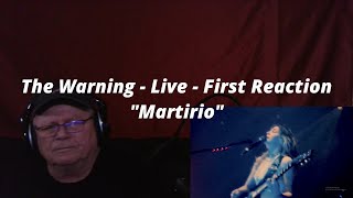 The Warning  Live  quotMartirioquot  Reaction [upl. by Tiduj]