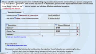 Tax Tips  Self Education Expenses  Online Tax Australia [upl. by Akiraa]