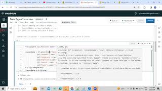 18How to do data type conversion part 2 in Databricks using PySpark in Telugu [upl. by Erastes]