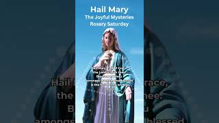 Hail Mary Rosary Prayer  Rosary Saturday  Joyful Mysteries  Catholic Prayer hailmary shorts [upl. by Terrence]