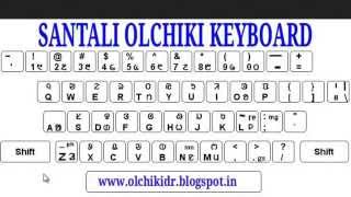 How to type Santali OlCHIKI in PC or Laptop or Facebook and Internet [upl. by Acinoryt]