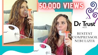 Dr Trust USA Bestest Compressor Nebulizer Machine 401  Unboxing and Use [upl. by Dnar898]