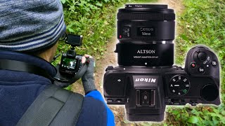 Canon EF on Nikon Z mount Altson CEFNZ adapter Photography Walk [upl. by Anaoy]