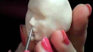 How To Sculpt Pretty Faces in Polymer Clay Tutorial Highlight Reel [upl. by Delilah]