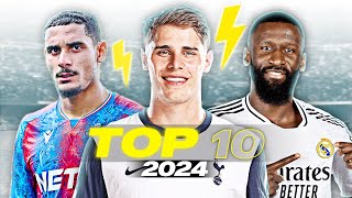 Top 10 Fastest Defenders 2024 Only Center Backs  HD [upl. by Aciretehs]