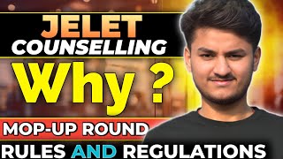 JELET Counselling MOP UP Round  JELET 2024  Rules Eligibility and Regulations Detailed Discussion [upl. by Drahsir]