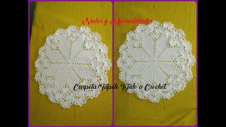 CARPETATAPETE REDONDO TEJIDO A CROCHET [upl. by Julie]