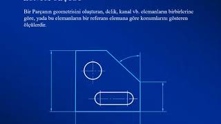 Teknik çizimde ölçülendirme ders2 [upl. by Yllak]