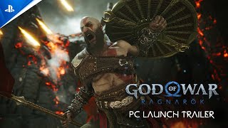 God of War Ragnarök  Launch Trailer  PC Games [upl. by Llenil]