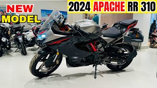 Finally 2024 TVS Apache RR 310 BS7✅Detailed Review  On Road Price  Changes  Features  Update🔥🔥 [upl. by Calan]