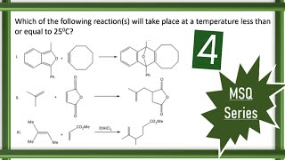 Pericyclic ReactionsDiels Alder ReactionEne ReactionMSQ seriesJ ChemistryGATEIITJAM [upl. by Justicz787]