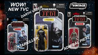 NEW HASBRO PULSE EXCLUSIVES THE VINTAGE COLLECTION SUMMER 2023 DARTH VADER  PIETT STARKILLER [upl. by Ardeen]