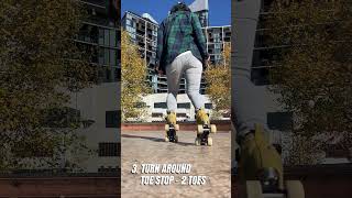 How To Stop On Roller Skates  5 Popular Ways  shorts [upl. by Huber]