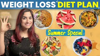 SUMMER DIET PLAN FOR WEIGHT LOSS in Hindi  Upto 5 Kg Fat Loss  By GunjanShouts [upl. by Krahmer236]