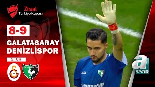 Galatasaray 3 5  6 3 Denizlispor Maç Sonu Penaltılar Ziraat Türkiye Kupası 5 Tur Maçı [upl. by Neztnaj]