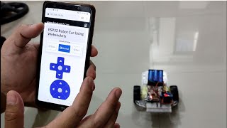 ESP32 Robot Car Using Websockets and PlatformIO IDE [upl. by Lounge193]