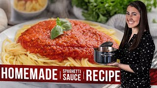 Homemade Spaghetti Sauce Recipe [upl. by Krenek]