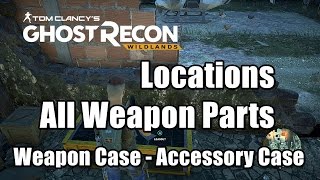 Tom Clancys Ghost Recon Wildlands  All Weapon Parts Locations  Itacua [upl. by Muraida635]