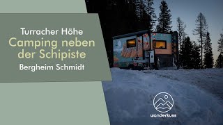 Wintercamping an der Skipiste🎿❄️der Turracher Höhe AT  mit dem Wanderkuss SportWohnwagen ☃️ [upl. by Adebayo]