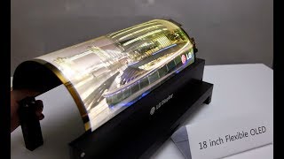 Flexible TV Display Can Be Rolled Up [upl. by Burman]