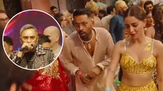 Ananya Pandey energetic dance with Hardik Pandya on honey singh performance at Ambani wedding [upl. by Ludewig]