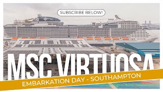 MSC Virtuosa Embarkation Day Southampton  Cruise Vlog [upl. by Aneerak]