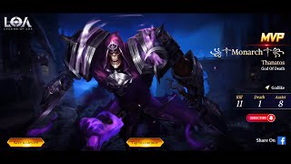 Legend of Ace God of Death Thanatos Ranked Gameplay [upl. by Ramas]