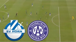 SV Horn 01 Austria Wien Highlights  ÖFBCup 2024 [upl. by Pratte81]