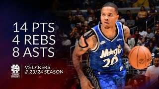 Markelle Fultz 14 pts 4 rebs 8 asts vs Lakers 2324 season [upl. by Artimed]