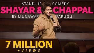 Shayar Minder amp Chappal  Stand Up Comedy  Munawar Faruqui [upl. by Leamiba]