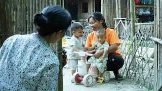 Motherinlaw suddenly appeared  processing sticky rice and cassava  Ly Thi Ngoan [upl. by Wampler]