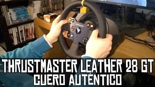 Thrustmaster Leather 28 GT  Primeras impresiones [upl. by Yemorej]