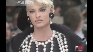 CHANEL Fall 19911992 Paris  Fashion Channel [upl. by Esiuol]