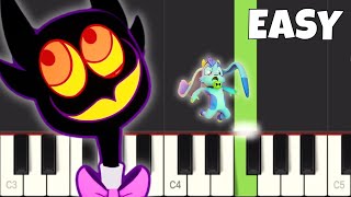 Billie Bust Up  Barnaby Boss Fight  EASY Piano Tutorial [upl. by Flanders]