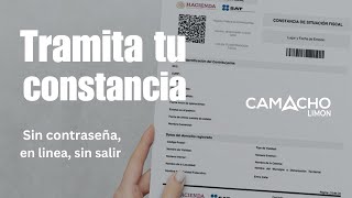 Como sacar mi constancia de situacion fiscal sin contraseña por primera vez en SAT ID desde celular [upl. by Henebry153]