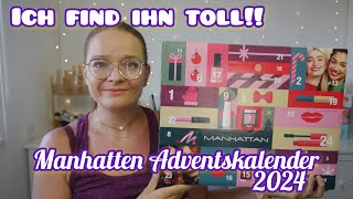 Mein erster Kalender dieses Jahr Manhatten Adventskalender 2024  Unboxing  Simplybee [upl. by Airaet839]