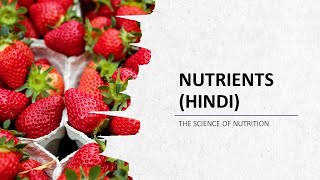 Nutrients Introduction – 6 Major Classes of Nutrients and their Functions in Hindi [upl. by Shapiro]