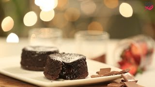 How To Make Dominos Style Choco Lava Cake  POPxo Food [upl. by Brig]