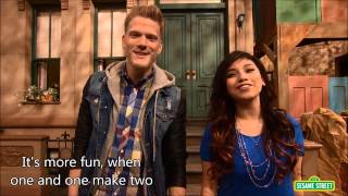 Pentatonix Counts amp Sings To Five Sesame Street HD LYRICS [upl. by Drofxer]